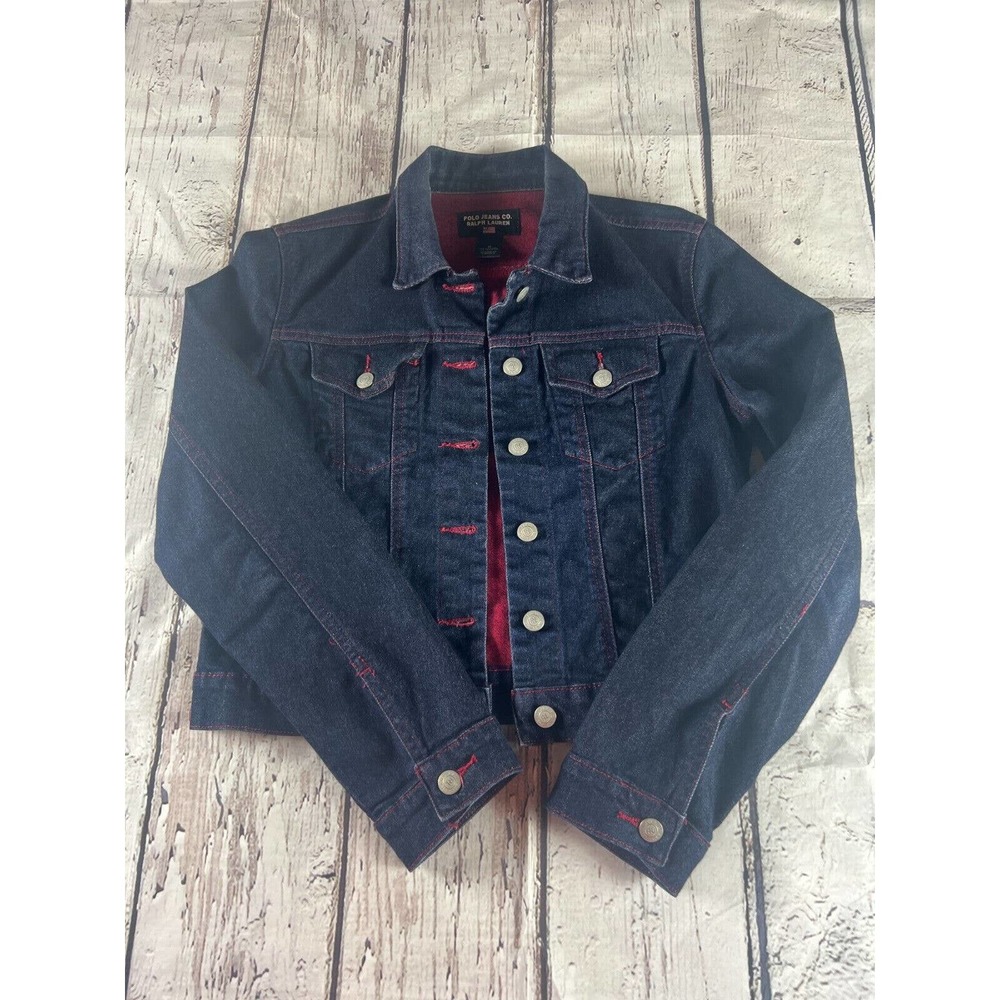 Ralph Lauren Polo Jeans Co Women’s Blue Jean Jacket Medium